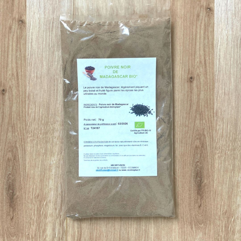 Poivre noir Bio